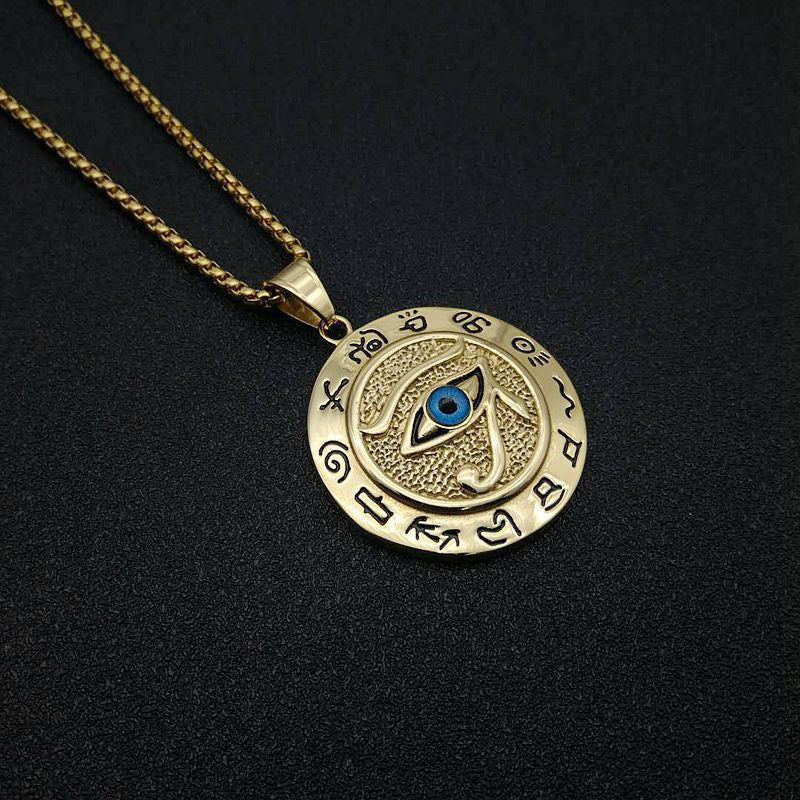 Pendentif collier de protection Œil d'Horus Foviel — image 1