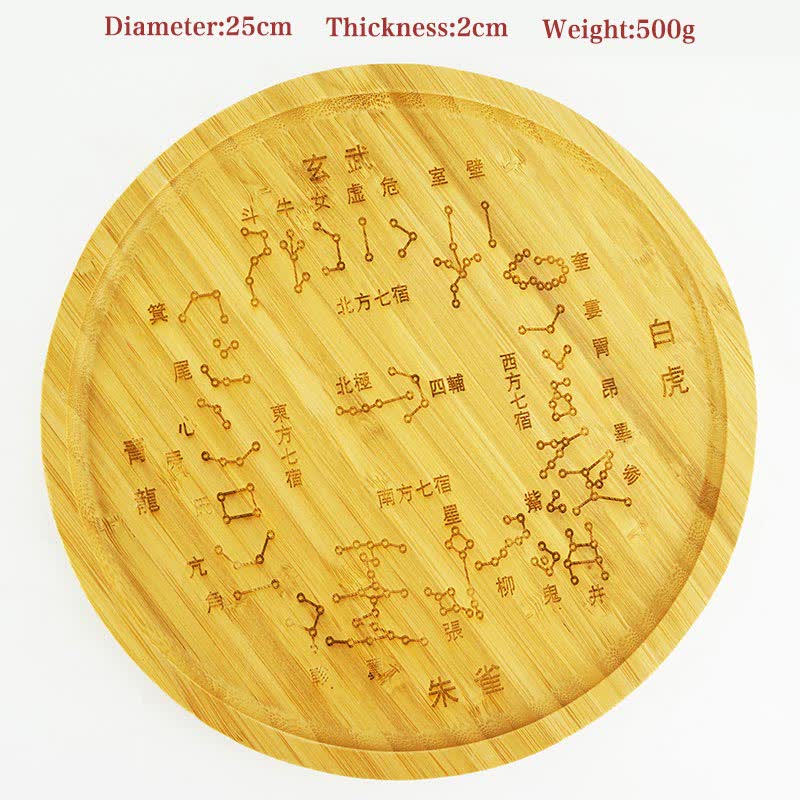 Buddha Stones Feng Shui Bamboo Bagua Map Harmony Energy Map Bagua Map BS Bagua Map&Constellation