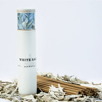 Buddha Stones White Sage Incense Purify Healing Meditation California Sage Incense Sticks Incense BS 9