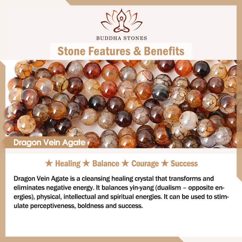 Buddha Stones Natural Tiger Eye Red Agate Dragon Vein Agate Stone Vajra Dorje Power Healing Bracelet Car Decoration Bracelet BS 14