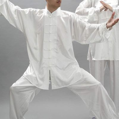 Foviel Simple Pattern Meditation Prayer Spiritual Zen Tai Chi Qigong Practice Unisex Clothing Set