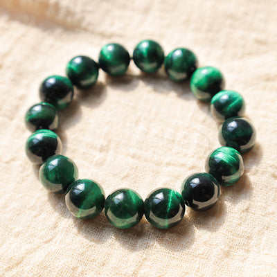 Bracelet de guérison énergétique Foviel en œil de tigre