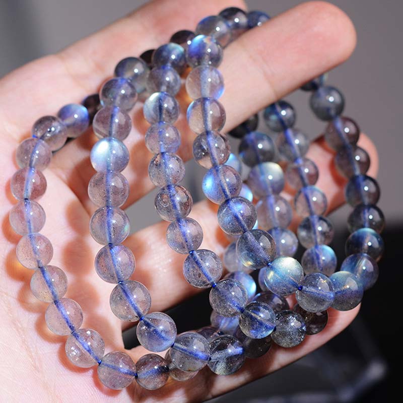 Buddha Stones Natural Moonstone Healing Beads Bracelet Bracelet BS 2