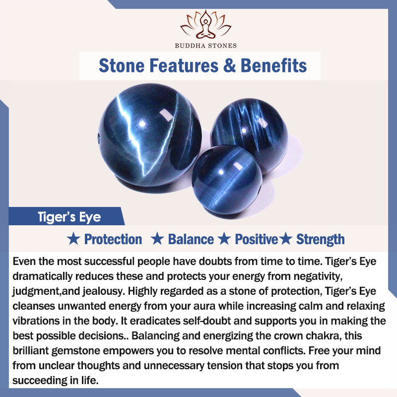 Foviel Blue Tiger Eye Protection Bracelet
