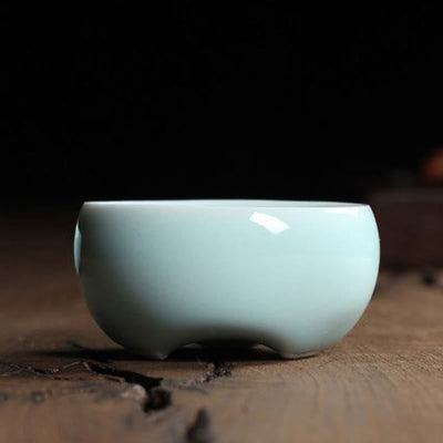 Buddha Stones Colorful Koi Fish Ceramic Teacup Kung Fu Tea Cup Bowl Cup BS 31