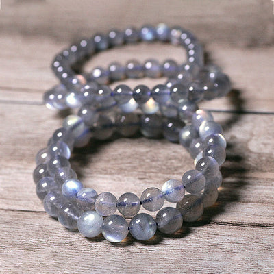 Buddha Stones Natural Moonstone Calm Positive Bracelet Bracelet BS 8