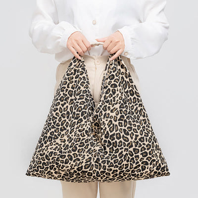 Buddha Stones Geometry Tiger Flowers Leopard Stripes Print Underarm Triangle Shoulder Bag Handbags BS 13
