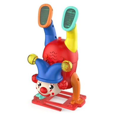Fidtoy Light and Sound Crazy Upside Down Joker Toy for Toddlers Musical Walking Circus Play