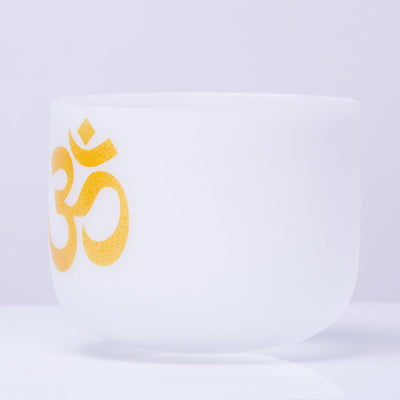Buddha Stones OM Crystal Sound Bowl Meditation Handcrafted for Mindfulness and Protection Singing Bowl Singing Bowl buddhastoneshop 1