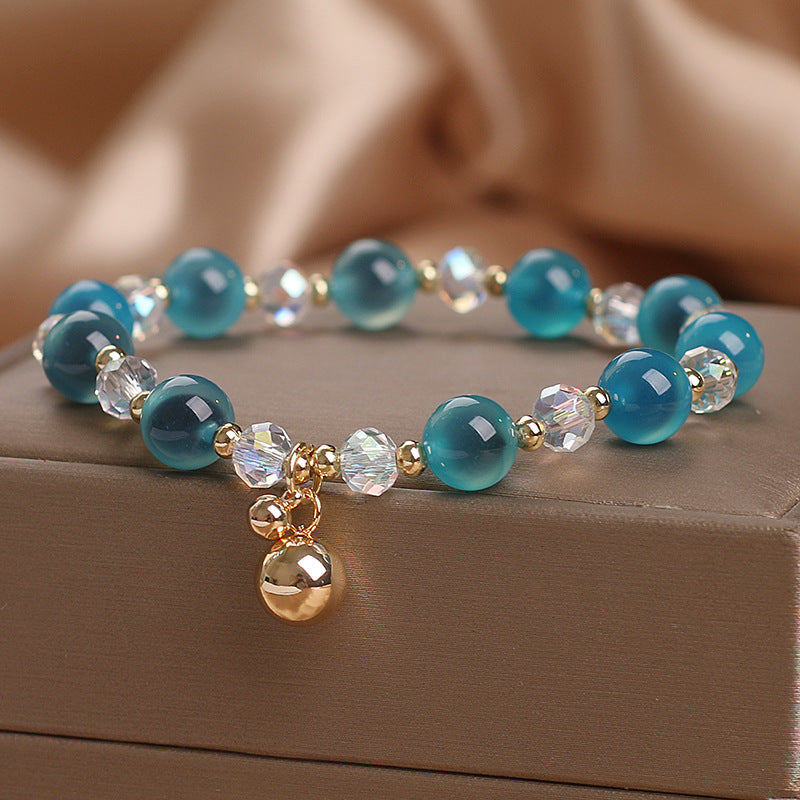 Buddha Stones Candy Agate Healing Harmony Bead Charm Bracelet Bracelet BS 6