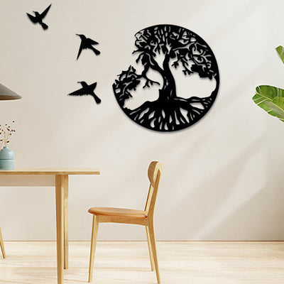 Buddha Stones Tree of Life Birds Creation Wall Art Wall Art BS 3