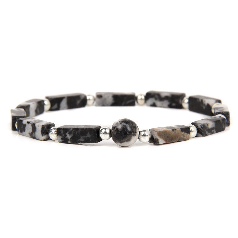 Buddha Stones Natural Crystal Amethyst Tiger Eye Spiritual Balance Bracelet Bracelet BS Black Onyx