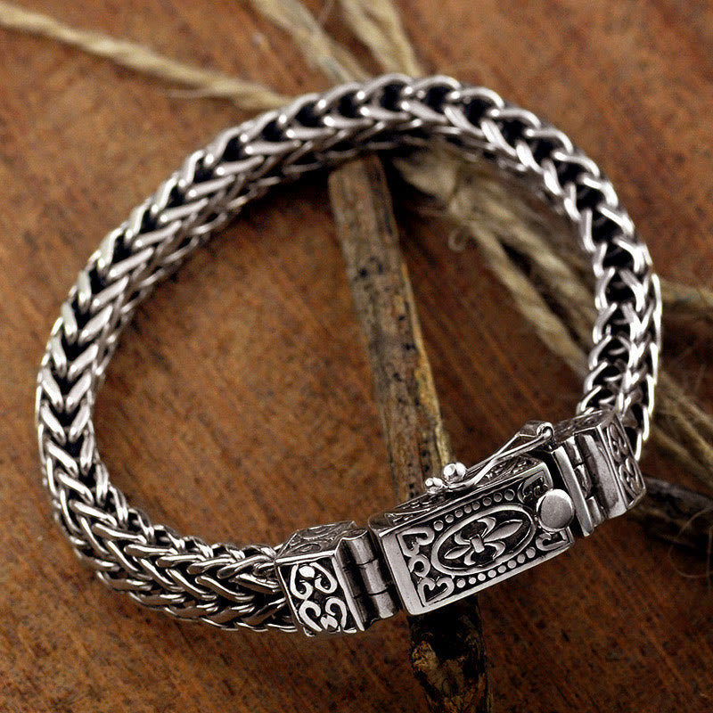 Buddha Stones Retro Dragon Keel Braided Design Balance Healing Bracelet Bracelet BS 1