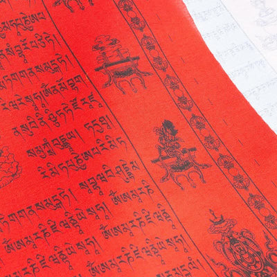 Buddha Stones Tibetan 5 Colors Windhorse Happiness Auspicious Outdoor Prayer Flag TIBETAN PRAYER FLAGS buddhastoneshop 15