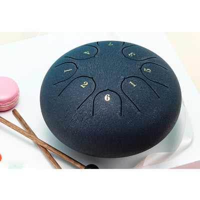 Buddha Stones Steel Tongue Drum Sound Healing Meditation Yoga Drum Kit Drum Kit BS 10