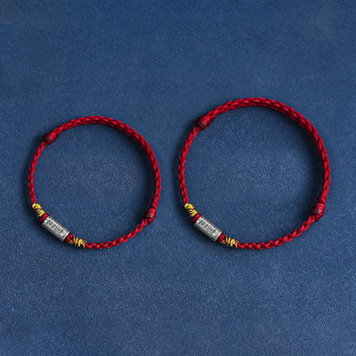 Foviel Handcrafted 925 Sterling Silver Everything Goes Well Design Protection Strength Bracelet Anklet