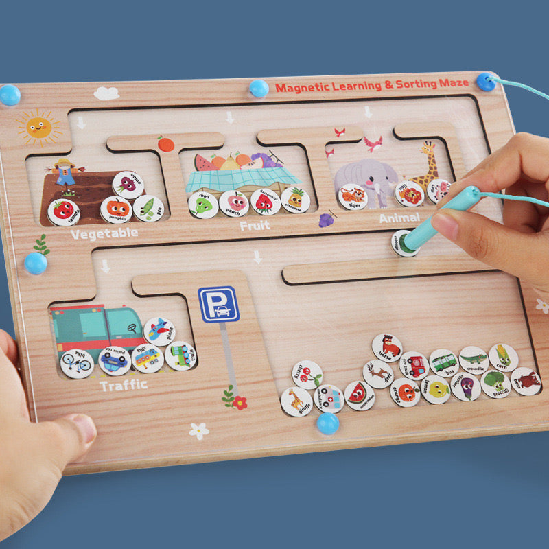 Magnetic Board Learning and Sorting Maze- the Best Fine Motor