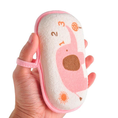 Esponja de Baño Fidtoy para Bebés – Suave Esponja de Algodón para Bañar Recién Nacidos y Bebés