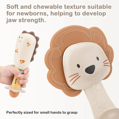 Baby Rattles and Teething Toys Set for Newborns 0–6 Months