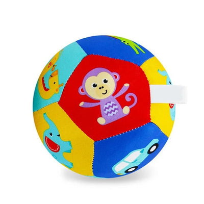 Fidtoy Soft Baby Rattle Ball Sensory Plush Ball for Babies
