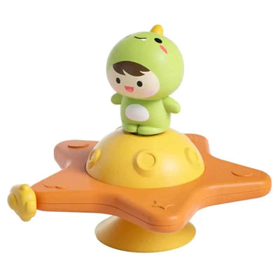 Fidtoy Bath Spinner for Bathtubs – Suction Cup Sensory Spinner Toy for Toddlers and Babies
