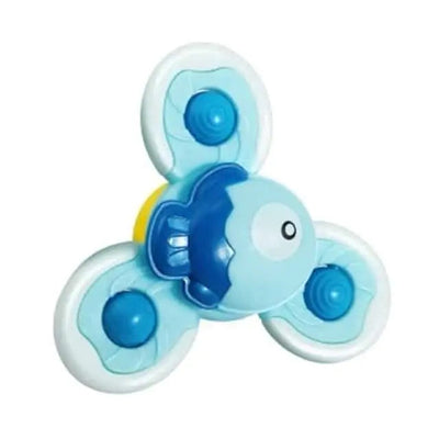 Fidtoy Bath Spinner for Bathtubs – Suction Cup Sensory Spinner Toy for Toddlers and Babies