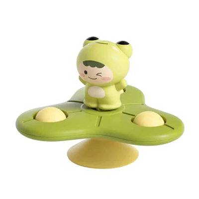 Fidtoy Bath Spinner for Bathtubs – Suction Cup Sensory Spinner Toy for Toddlers and Babies