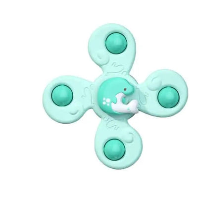 Fidtoy Bath Spinner for Bathtubs – Suction Cup Sensory Spinner Toy for Toddlers and Babies