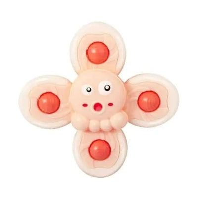 Fidtoy Bath Spinner for Bathtubs – Suction Cup Sensory Spinner Toy for Toddlers and Babies