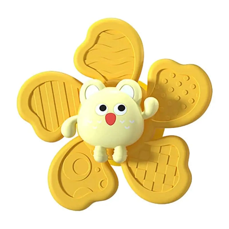 Fidtoy Bath Spinner for Bathtubs – Suction Cup Sensory Spinner Toy for Toddlers and Babies