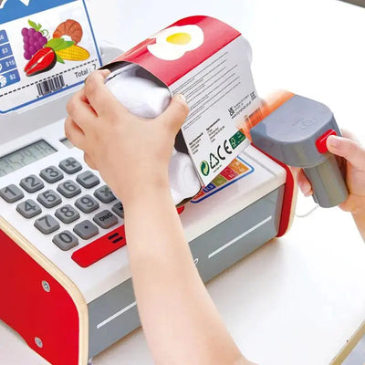 Fidtoy Kids Cash Register Playset with Light and Sound Effects