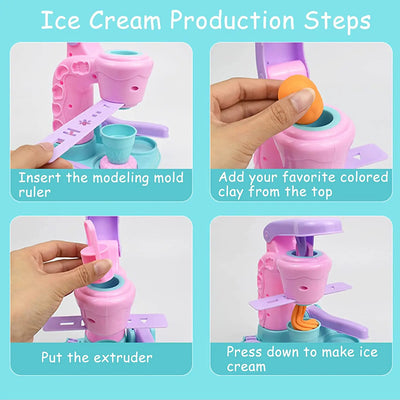 Ice Cream Clay Set™ - Creaciones Frescas - Máquina de helados de arcilla