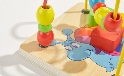 Fidtoy Cubo de Actividades de Madera 5 en 1 para Bebés y Niños Pequeños