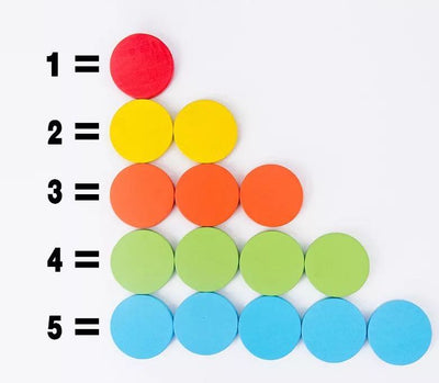 Vasos para clasificar colores Montessori - Los mejores juguetes Montessori
