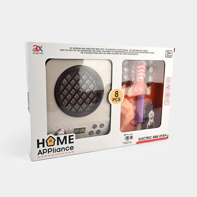 Fidtoy Mini BBQ Oven Playset with Lights and 8 Piece Set