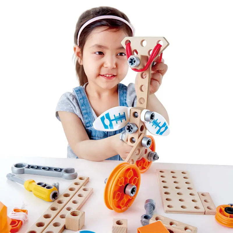 Fidtoy STEM Building Engineering Kit 57PCS Kids Construction Toy