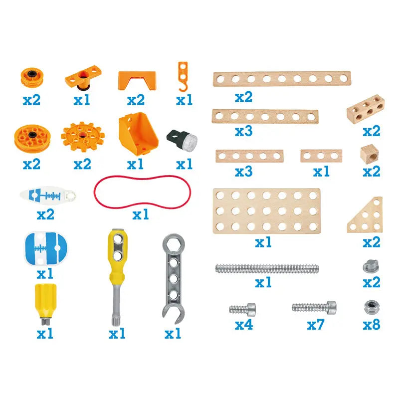 Fidtoy STEM Building Engineering Kit 57PCS Kids Construction Toy