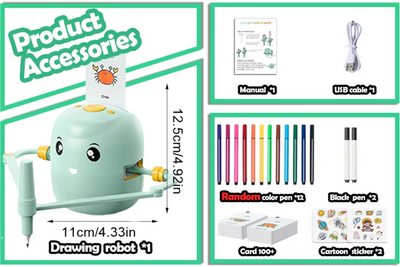 Fidtoy Drawing Robot for Kids – Learn to Draw Step by Step Toy
