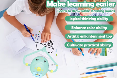 Fidtoy Drawing Robot for Kids – Learn to Draw Step by Step Toy