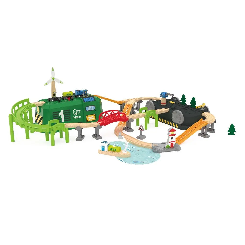 Train en bois Fidtoy Eco Energy pour enfants
