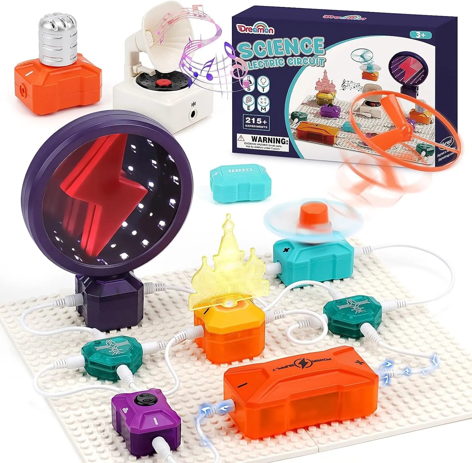 Electric Circuit STEM Kit with 215+ Experiments for Kids