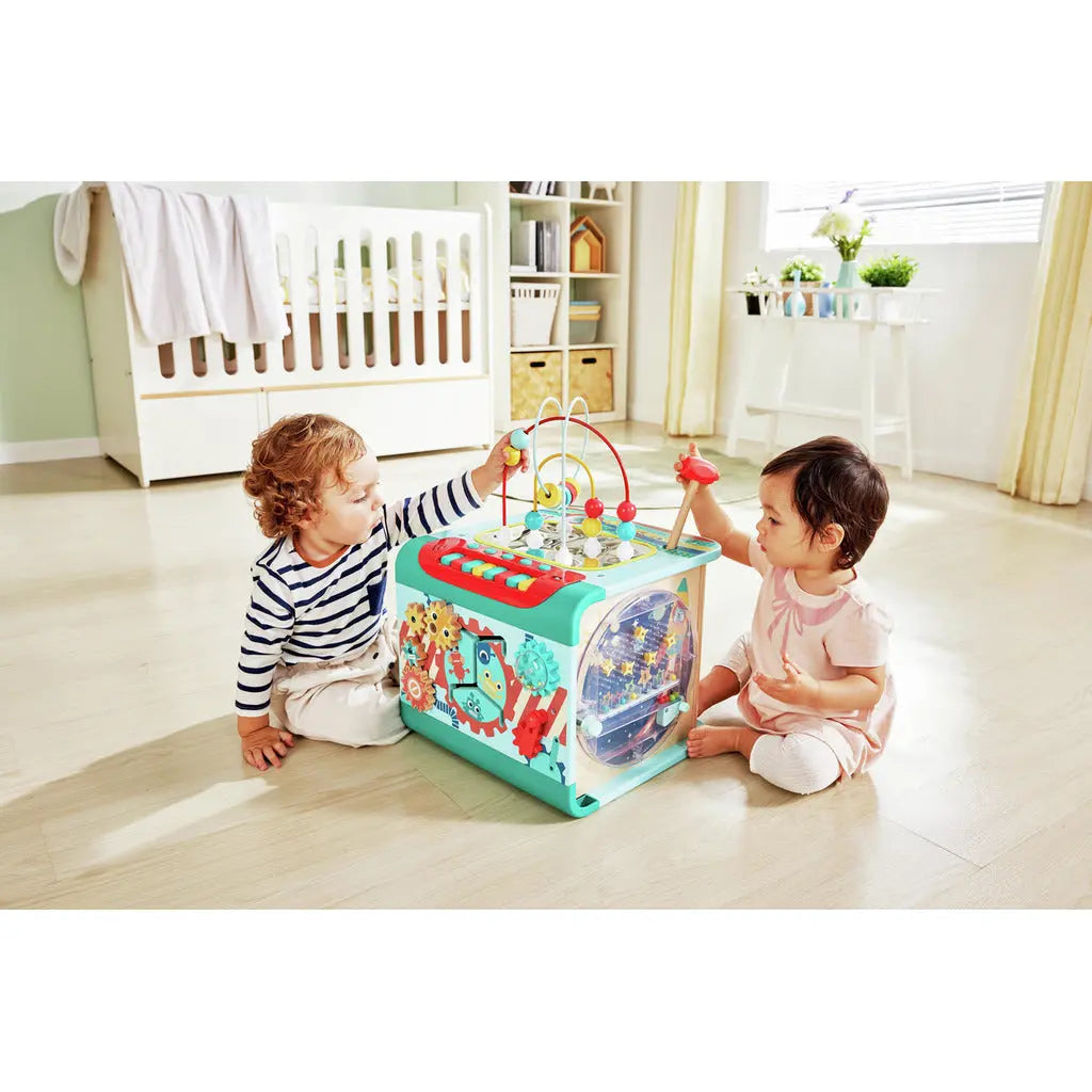 Fidtoy Cube d'activités musicales pour tout-petits, jouet d'apprentissage multifonction