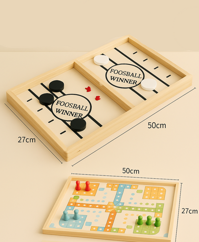 Foosball™ - Gemakkelijk Op Te Zetten - Houten bordspel