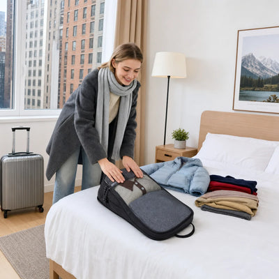 Foviel T1 Compression Packing Cubes Set | 6-Piece Expandable Travel Organizers