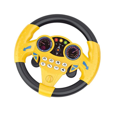 Fidtoy Interactive Steering Wheel Toy for Kids – Musical Car Driving Toy with Lights and Sounds