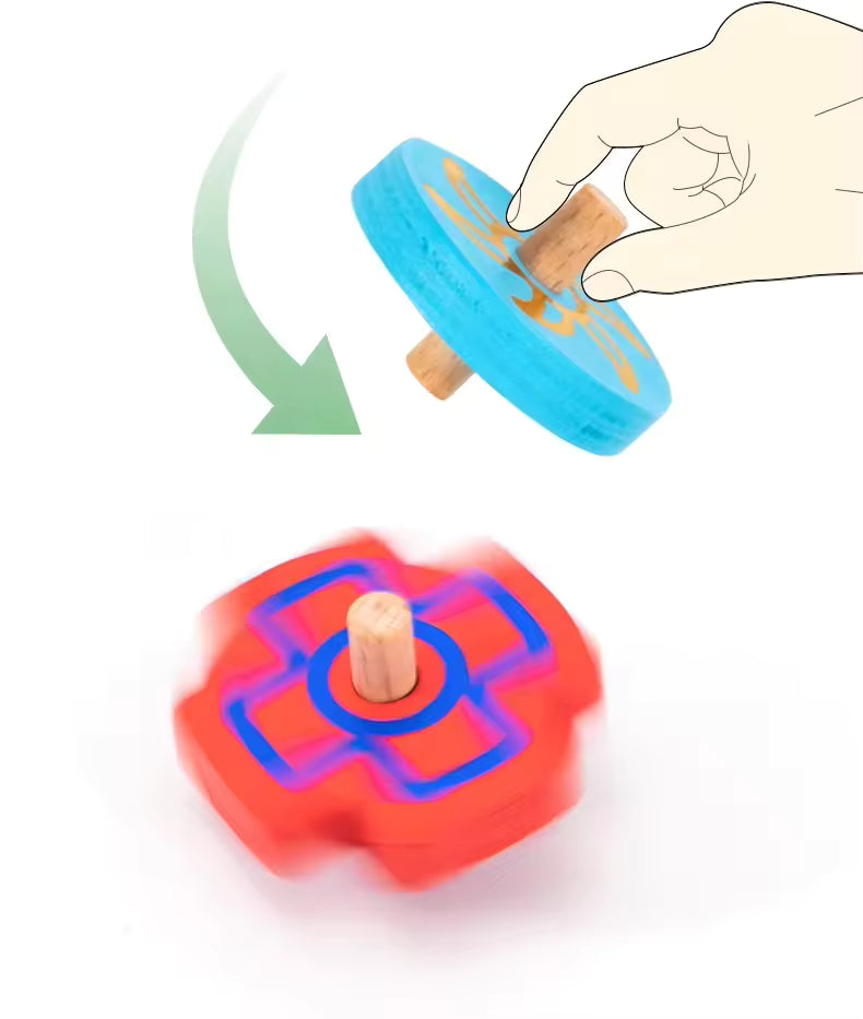 Lanceur de baseball Fidtoy en bois en forme de fusée – Jouet sportif amusant pour enfants de 2 à 6 ans