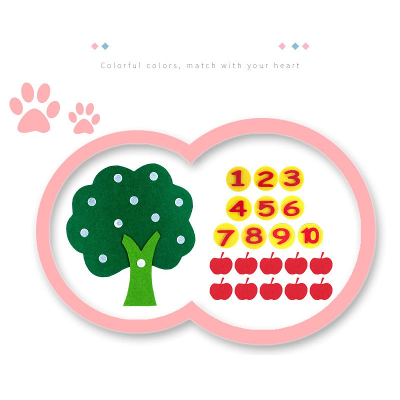 Juguete Montessori "Aprende a contar" para niños de +2 años