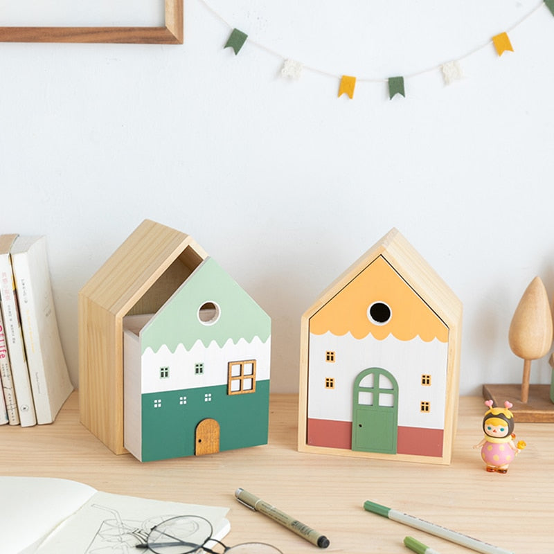 Small World Wooden Storage Boxes