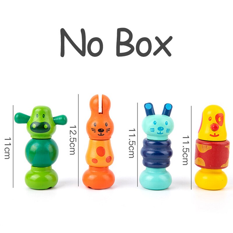 Montessori Animal Screw Nut Assembly DIY Toys