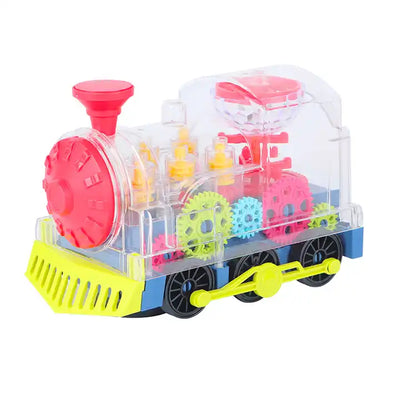 Fidtoy Train musical lumineux pour tout-petits | Jouet interactif pour tout-petits avec lumières et musique